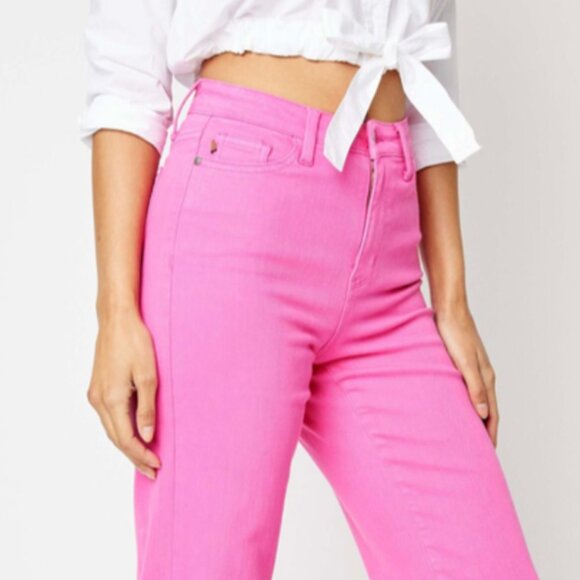 Judy Blue Pink Women Jeans - Picture 6 of 8
